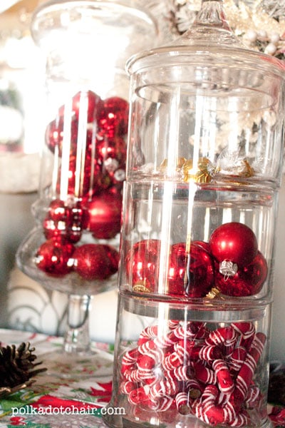 Vintage &quot;ish&quot; Christmas Display, Christmas Decorating Ideas