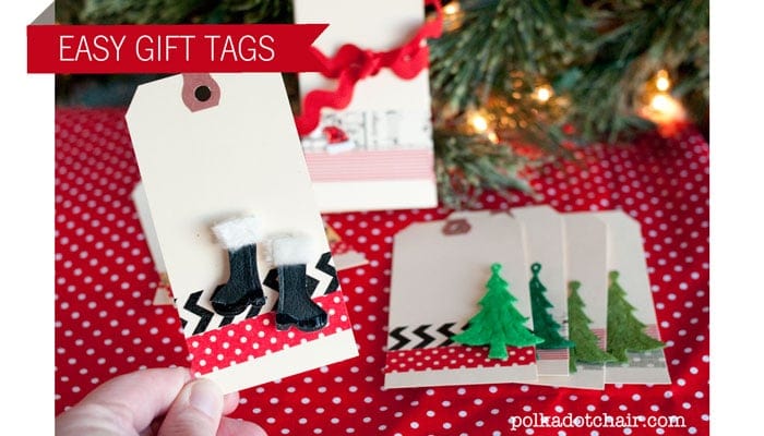 Washi Tape Christmas Tags