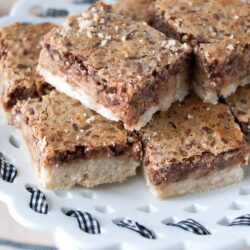 Recipe for Pecan Pie bars - looks delish!