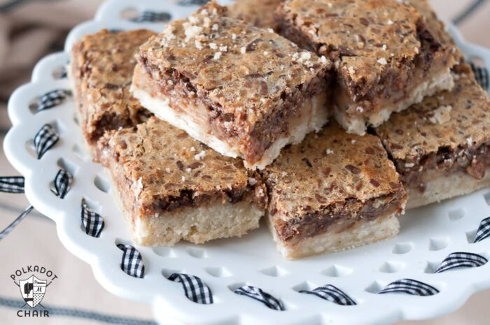 Recipe for Pecan Pie bars - looks delish!