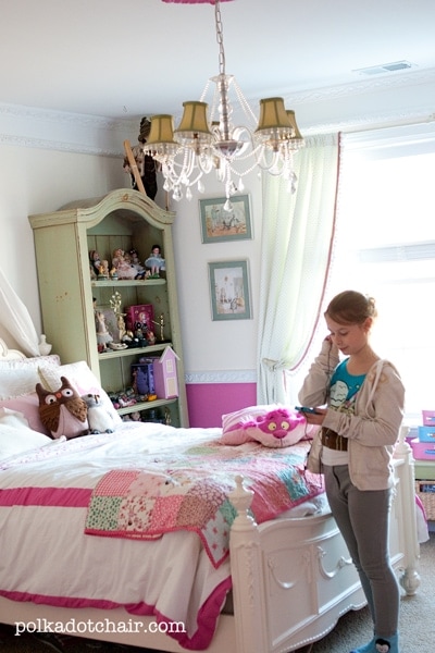 Pink White Girls Bedroom Ideas The Polka Dot Chair