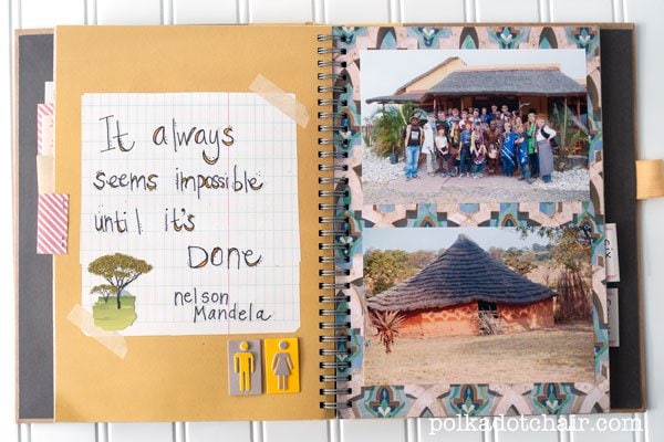 How to Scrapbook  DIY Travel Journal Tutorial 