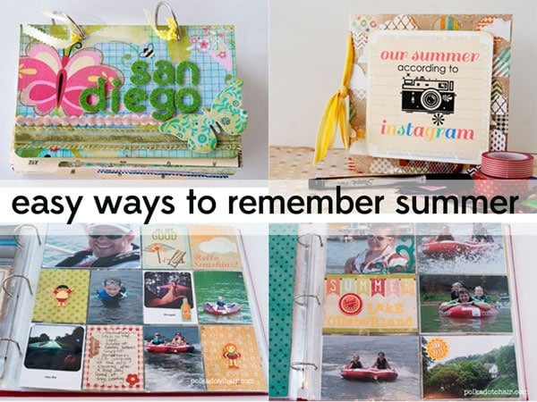 Tips for Summer Scrapbooking & Memory Keeping