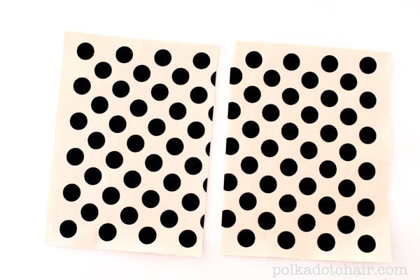 How to make polka dot fabric
