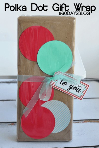 Polka Dot Gift Wrap