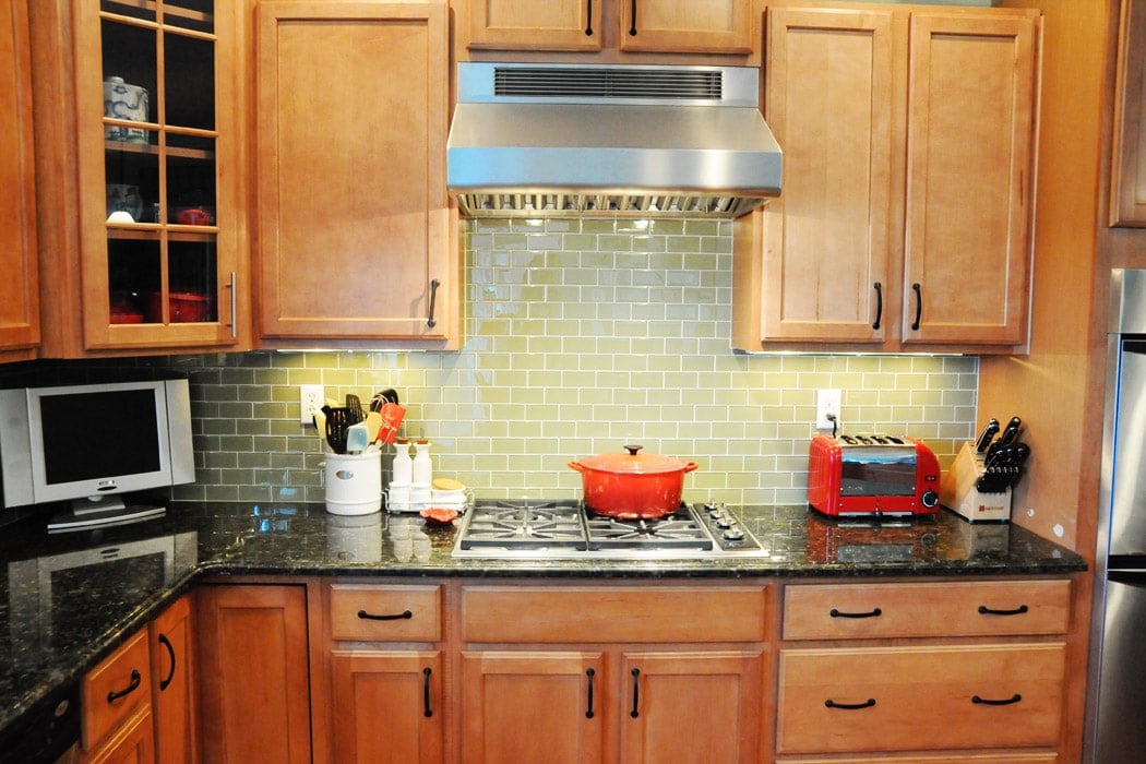 Painted Kitchen Cabinet Ideas and Kitchen Makeover Reveal - The Polka