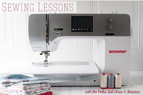 Free Sewing Lessons on polkadotchair.com