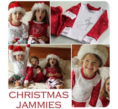 DIY Polka Dot Christmas Jammies