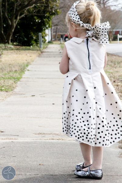 Upcycled Polka Dot Dress