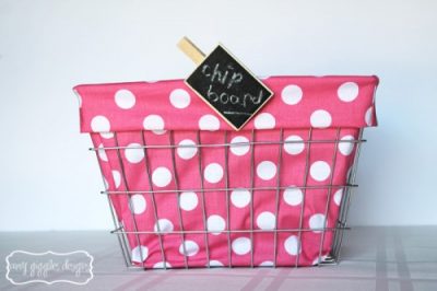 Polka Dot Basket Liners