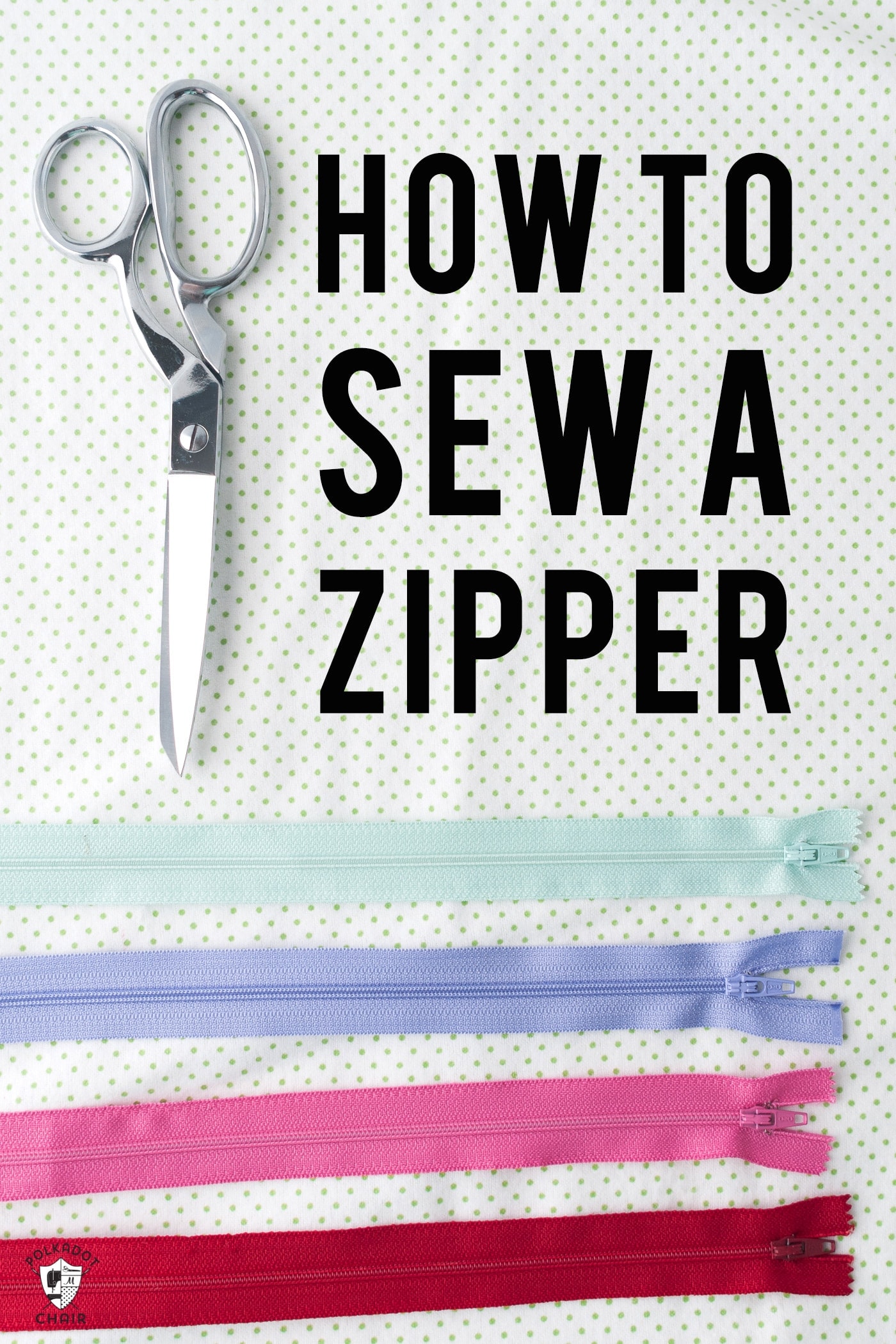 sew a zipper title image
