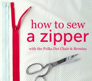How to Sew a Zipper on polkadotchair.com