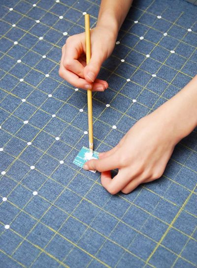 How to make your own polka dot fabric