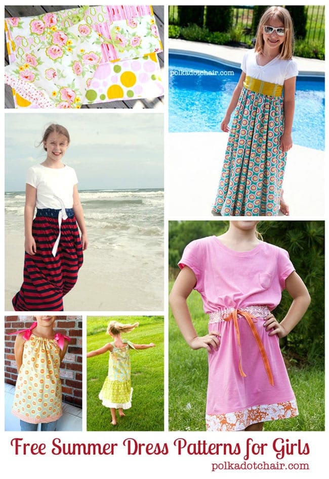 Summer Dress Patterns for Girls - The Polka Dot Chair