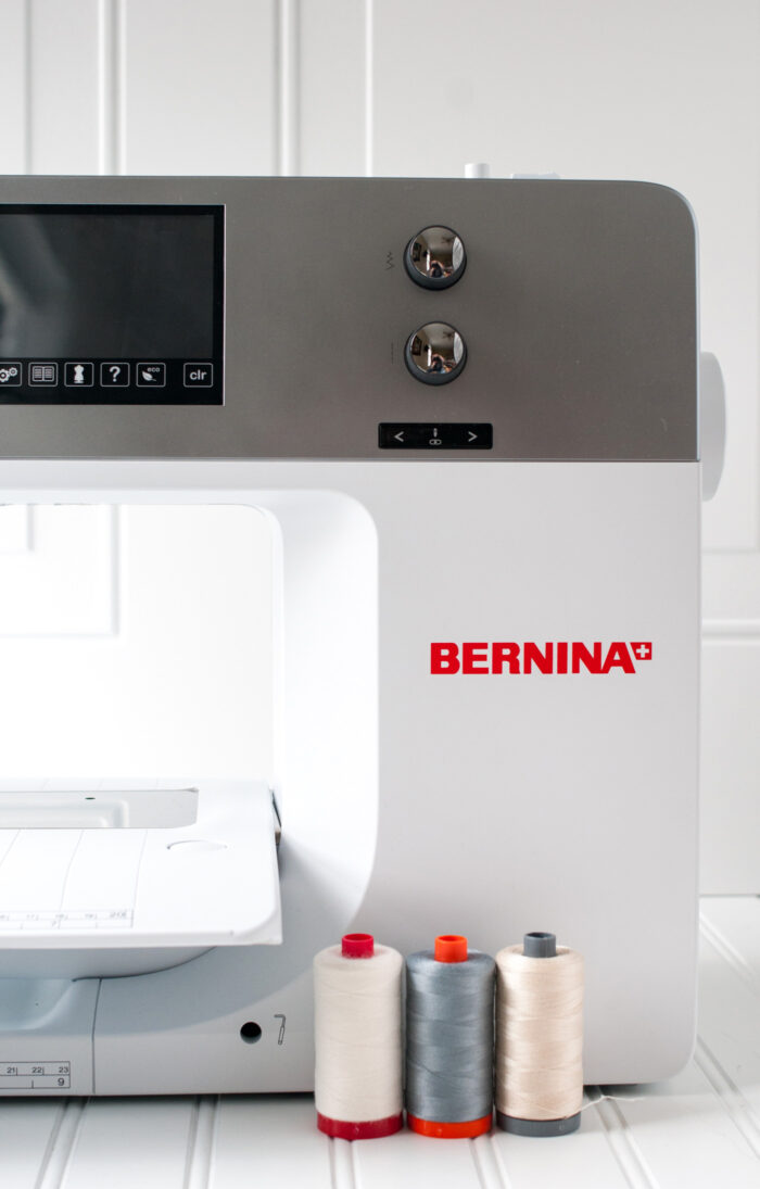 Bernina sewing machine on white background