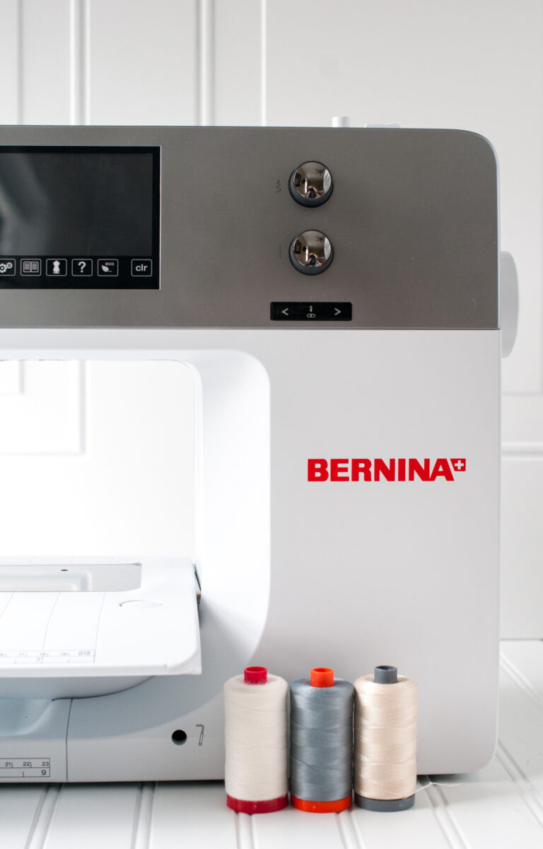 Bernina sewing machine on white background