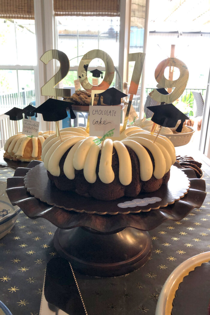 cake with 2019 lettering