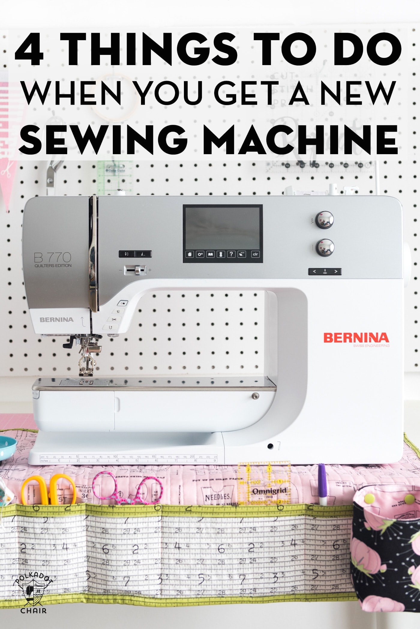 4 Things To Do When You Get a New Sewing Machine