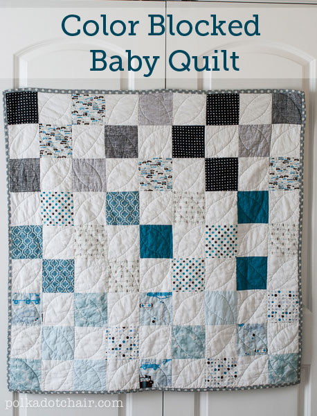 Color Blocked Baby Quilt