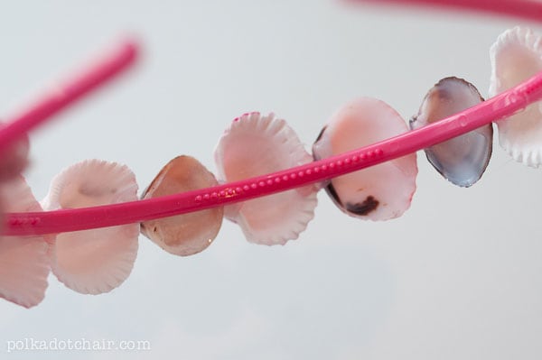 DIY Painted Seashell Accessories--- uses nail polish.. genius! 