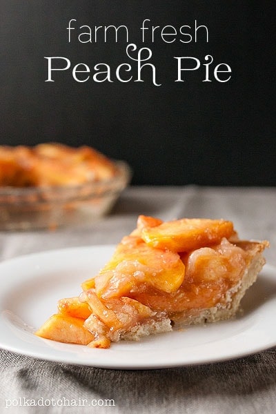 Farm Fresh Peach Pie