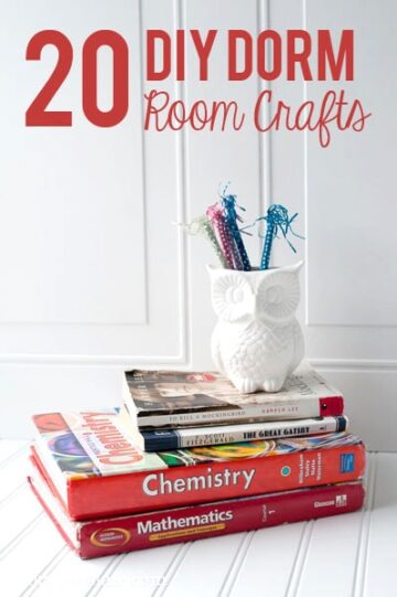 20 DIY Dorm Room Craft Ideas | The Polka Dot Chair