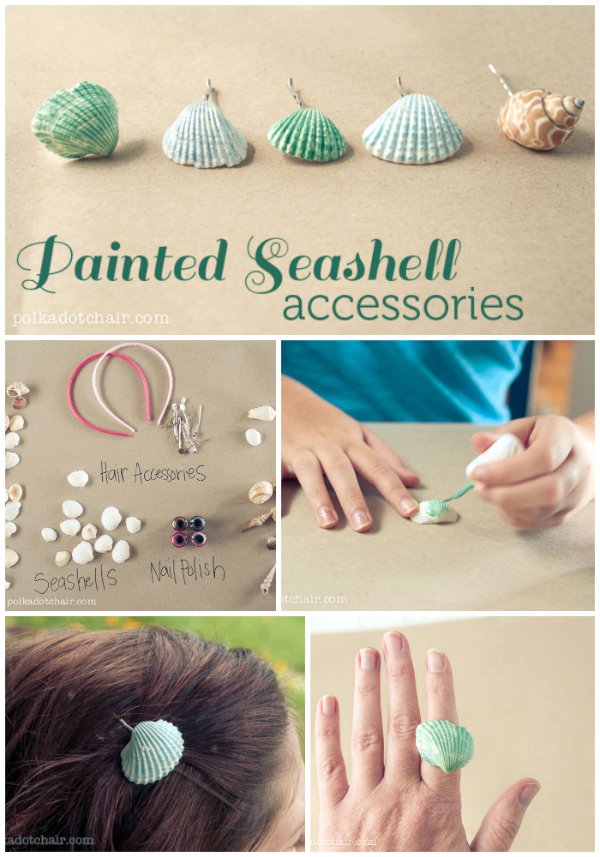 Fun Summer Seashell Craft Ideas on Polkadotchair.com