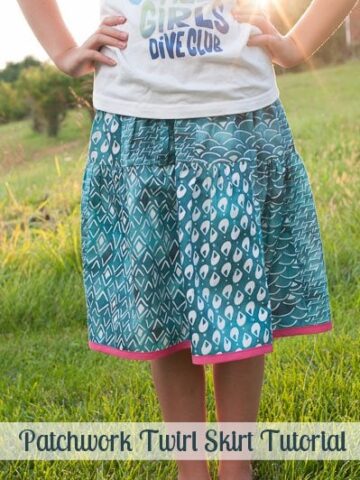 Patchwork Twirl Skirt Tutorial