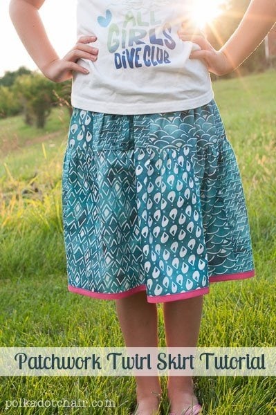 Patchwork Twirl Skirt Tutorial