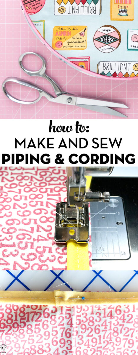 Sewing Lessons: How to Make & Sew Piping