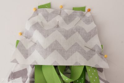 Fabric on white table