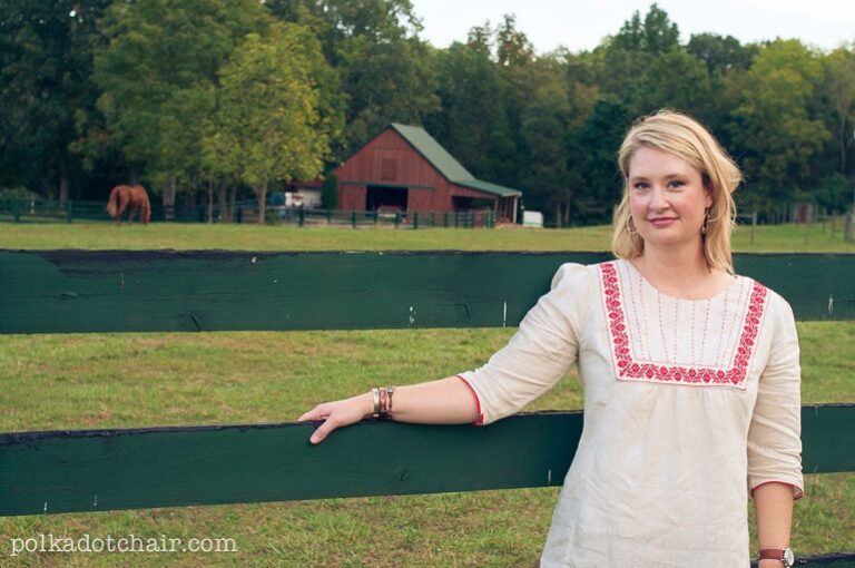 Embroidered Tunic Sewing Pattern