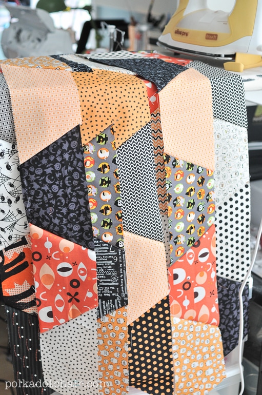 Large Hexagon Quilt Pattern and Tutorial The Polka Dot Chair Blog