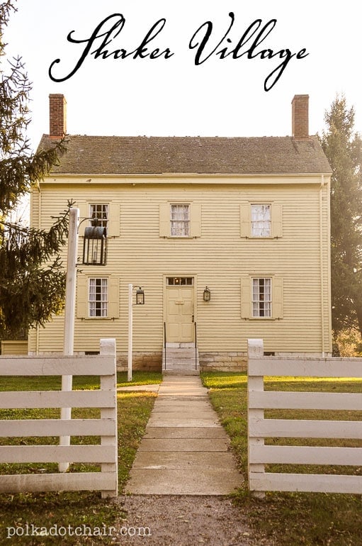 Shaker Village in October