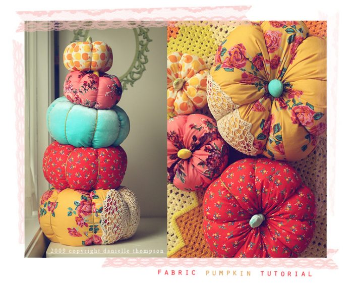Fabric Pumpkins Tutorial