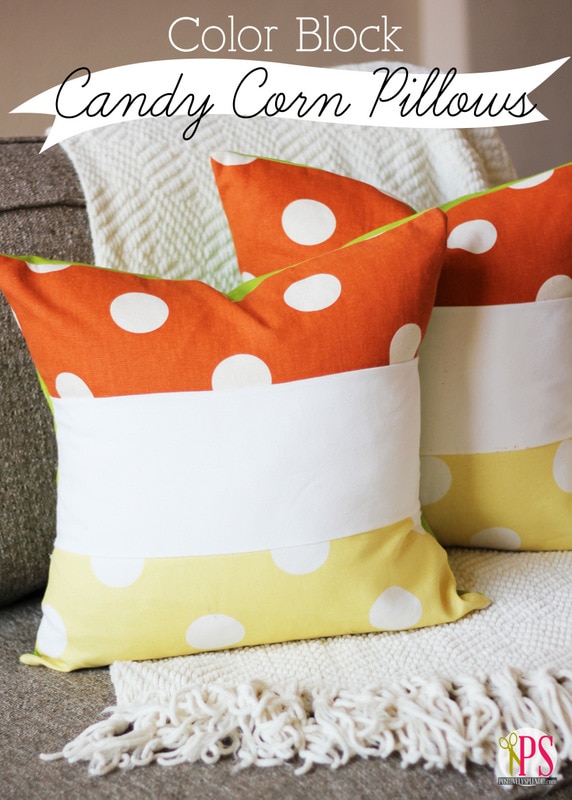 Candy Corn Pillows