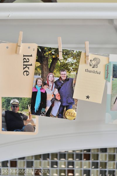 DIY Thanksgiving Family Memory Banner