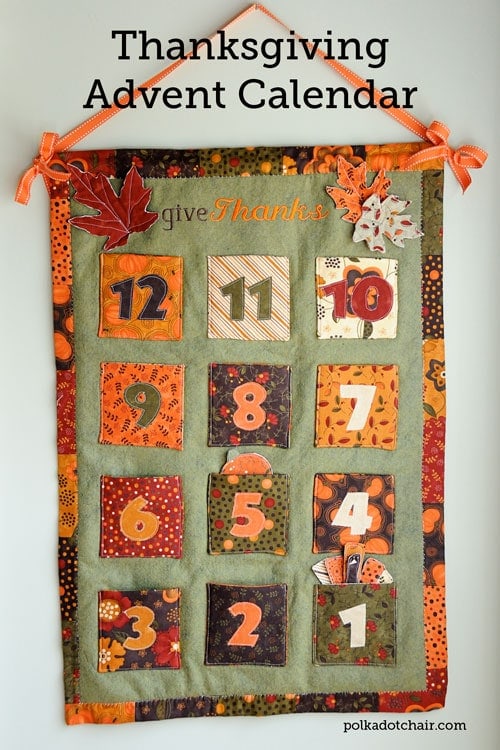 Thanksgiving Advent Calendar Tutorial