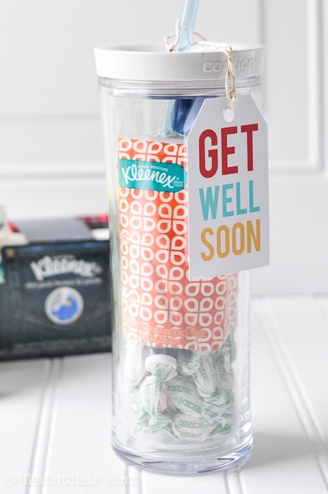 Get Well Soon Care Package and free printables