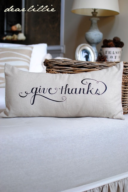 Give Thanks Pillow