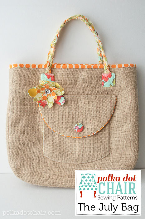 The July Bag Sewing Patterns, a handbag sewing pattern