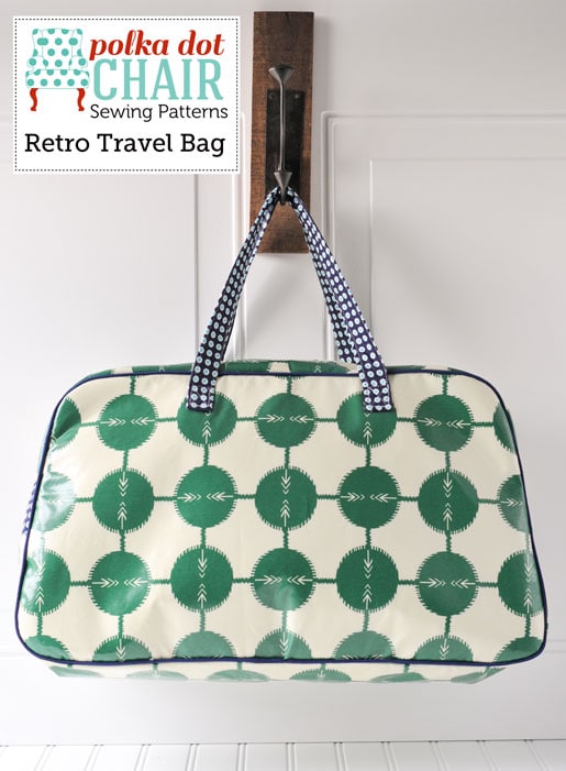 Retro Travel Bag Sewing Pattern