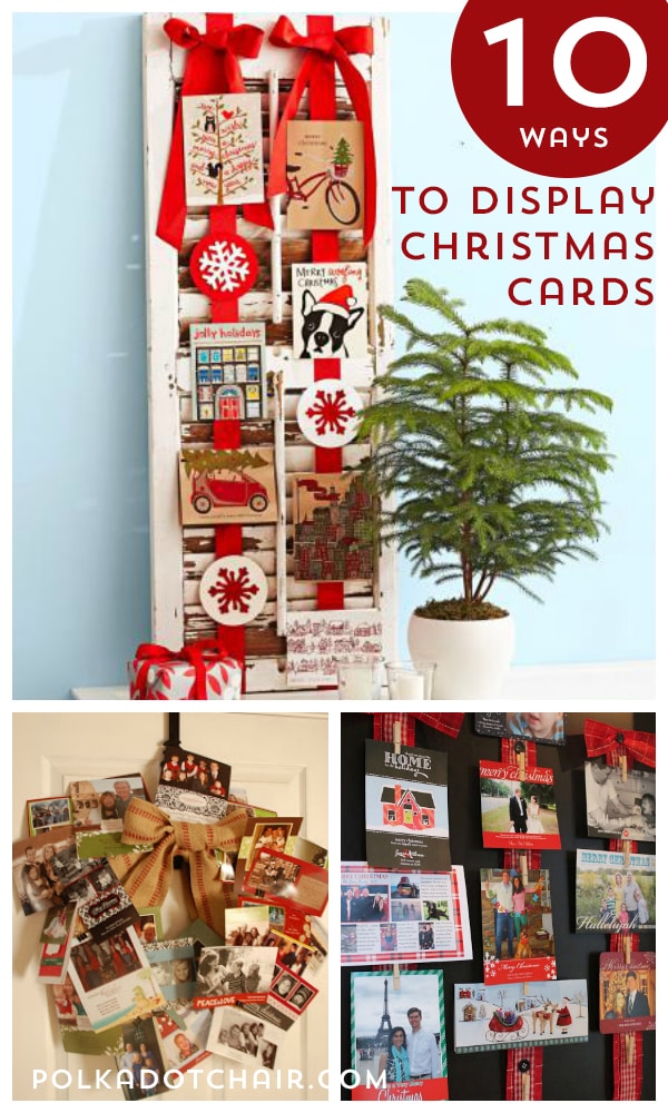 10 Ways to Display Christmas Cards