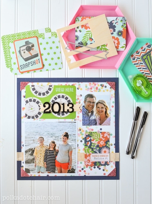 Family Scrapbook Ideas on polkadotchair.com