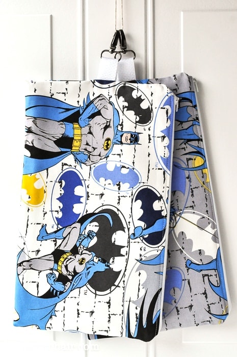 Zip Pouches to Sew for Boys