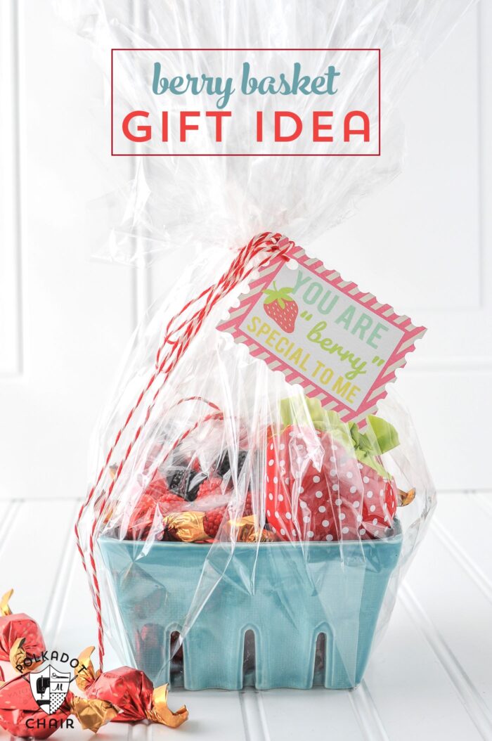 Berry Basket Gift idea and free printable "You are Berry Special" Tags... cute