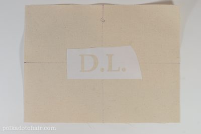 Monogrammed Leather Zip Pouch Tutorial