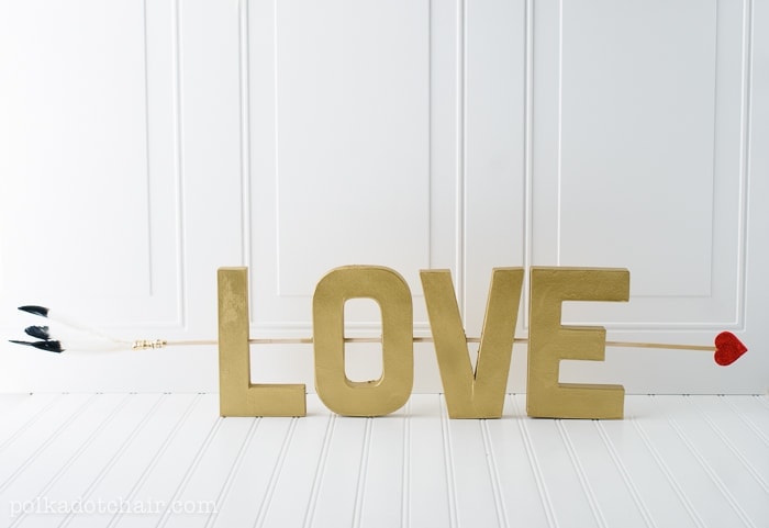 L.O.V.E. – A Valentine’s Day Decoration Idea