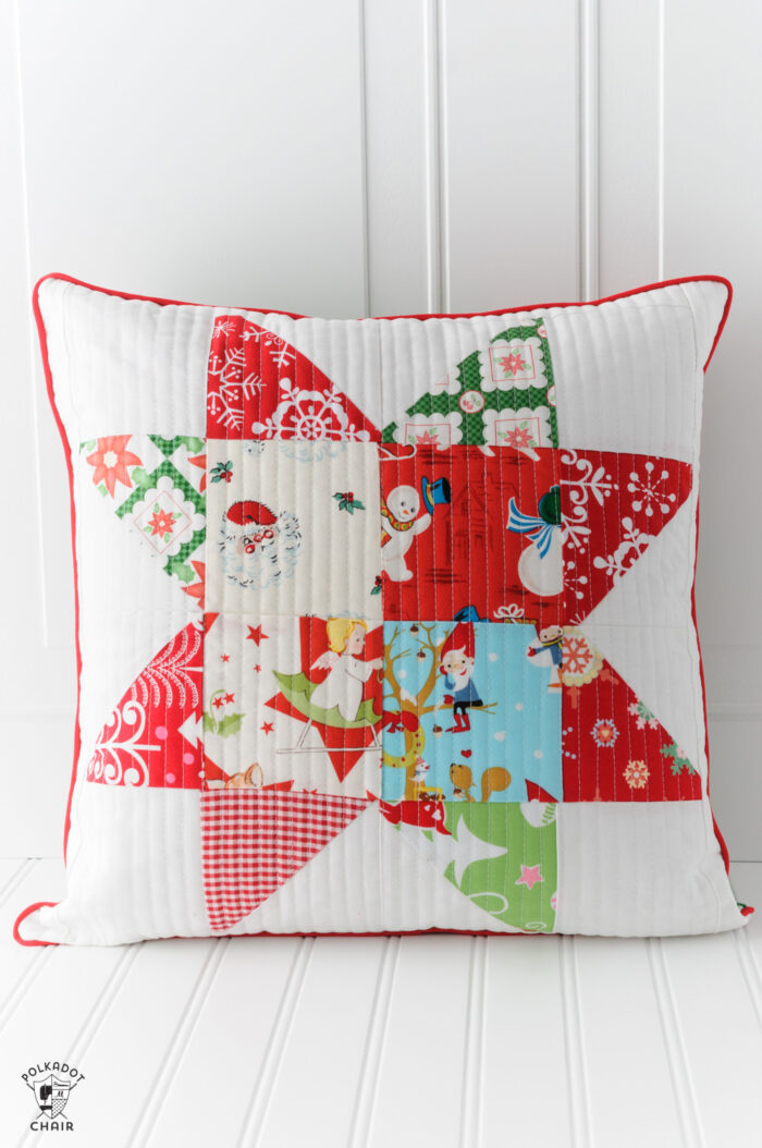 Quilted Christmas Pillows - A Quilting Life