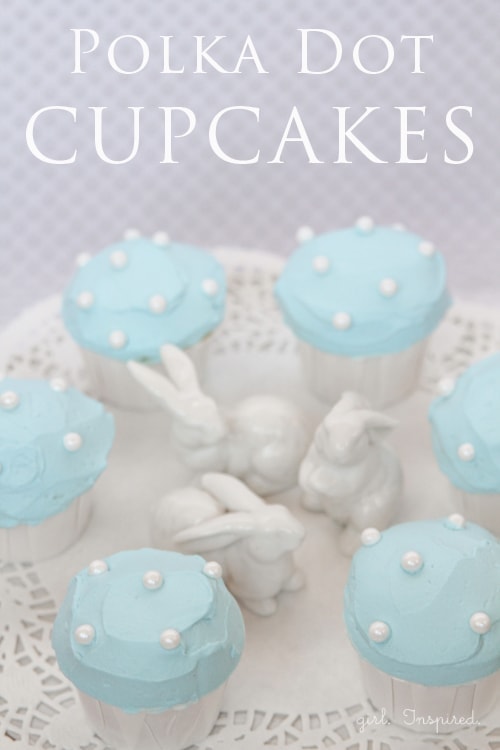 Polka Dot Cupcakes by girl. inspired.